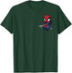 Marvel Spider-Man Left Chest Pocket T-Shirt - T-Shirt | Forest