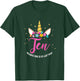 10 Years Old Birthday Girl Gifts Unicorn 10th Birthday T-Shirt - T-Shirt | Forest