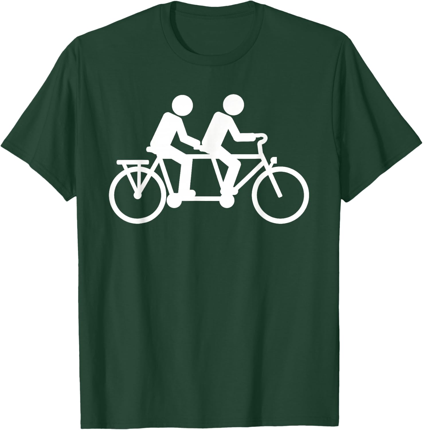 Tandem bike T-Shirt - T-Shirt | Forest