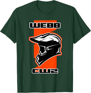 Webb Dirt Bike Racing Orange T-Shirt - T-Shirt | Forest