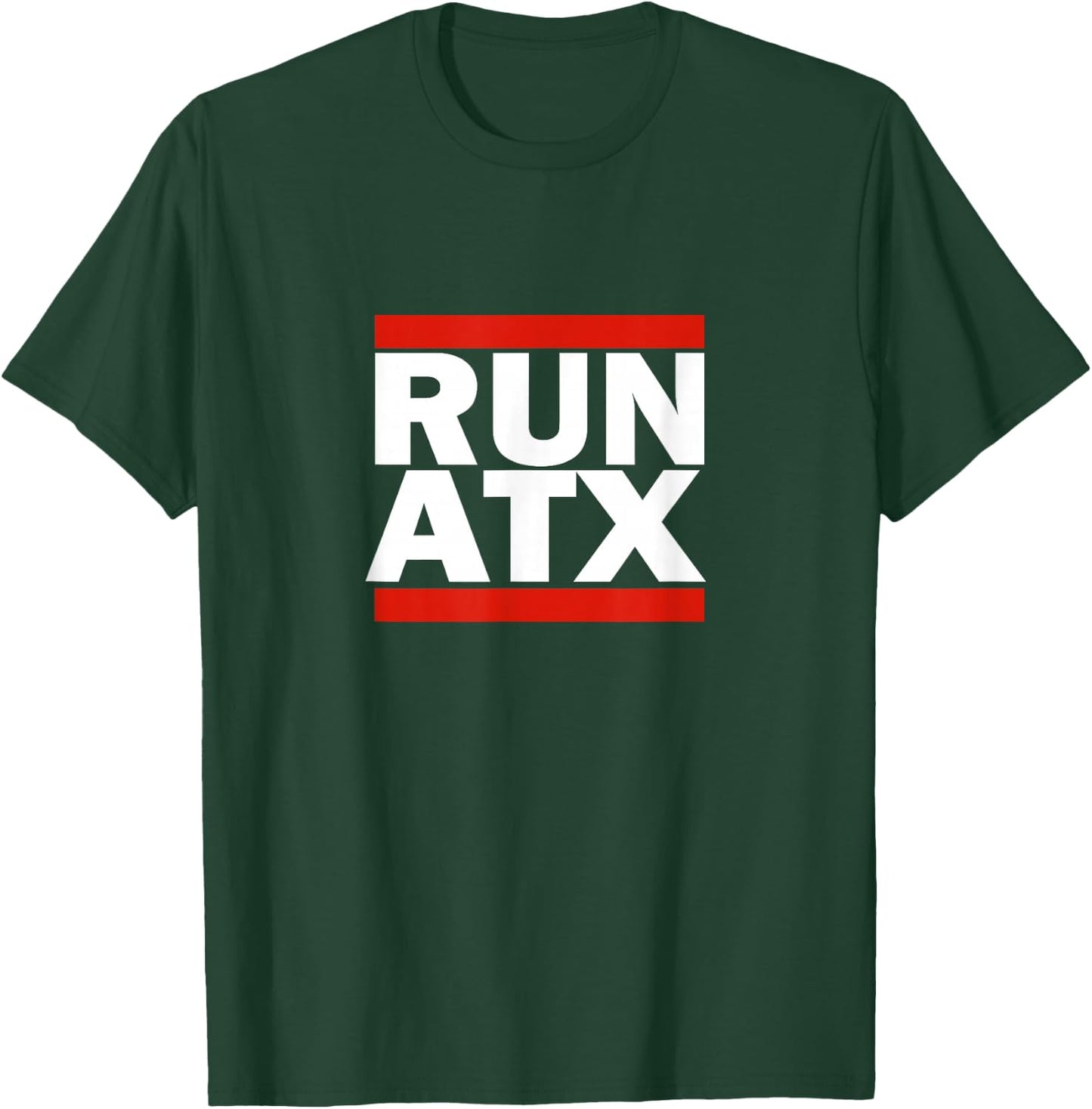 Run ATX Austin Texas Shirt T-Shirt - T-Shirt | Forest