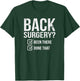Back Surgery Been There Done That After Recover Gag Gift T-Shirt - T-Shirt | Forest
