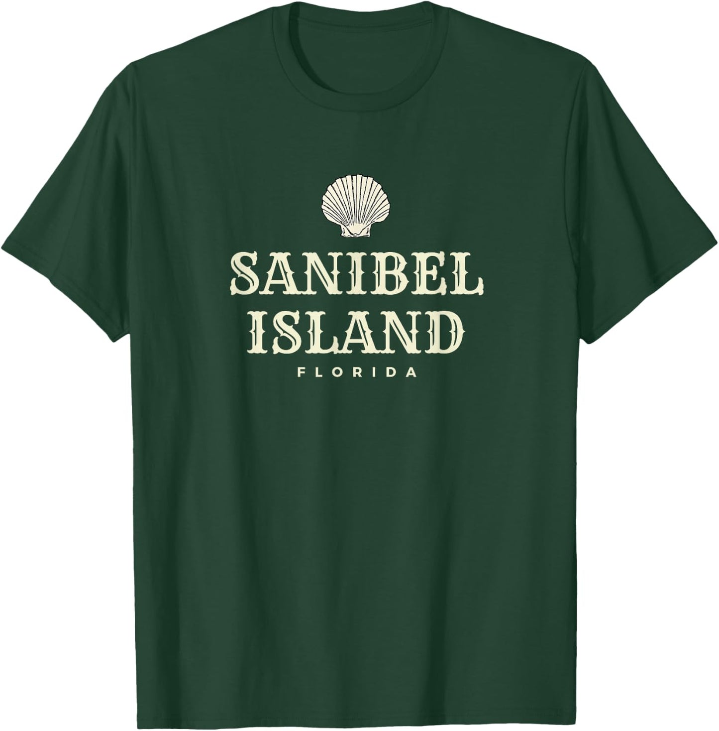 Sanibel Island , Ocean Shell Sanibel Florida T-Shirt - T-Shirt | Forest