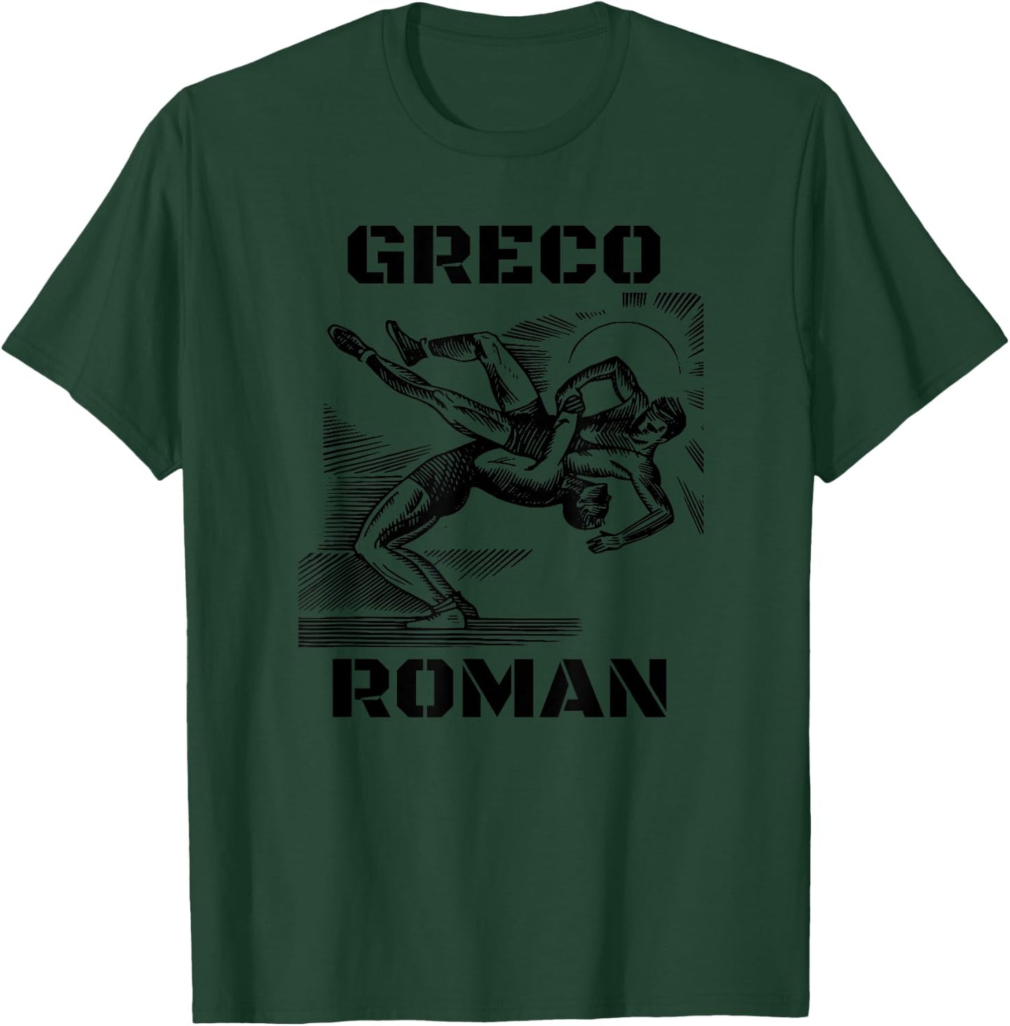 Greco Roman Wrestling T-Shirt - T-Shirt | Forest
