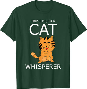 i'm A Cat Whisperer T Shirt Women Girls Kids T-Shirt - T-Shirt | Forest