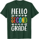 Hello Second Grade Shirt 2nd Grade Boy Girl Student Teacher T-Shirt - T-Shirt | Forest