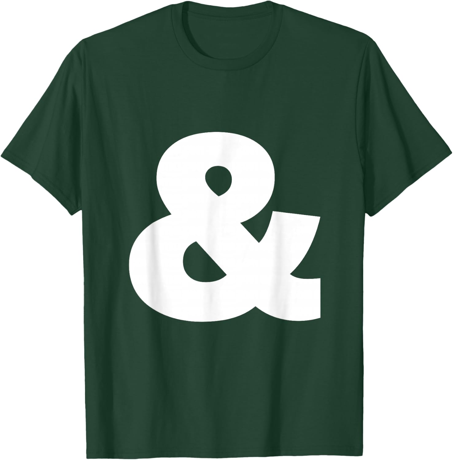 And sign & ampersand symbol, alphabet Initial shirt T-Shirt - T-Shirt | Forest