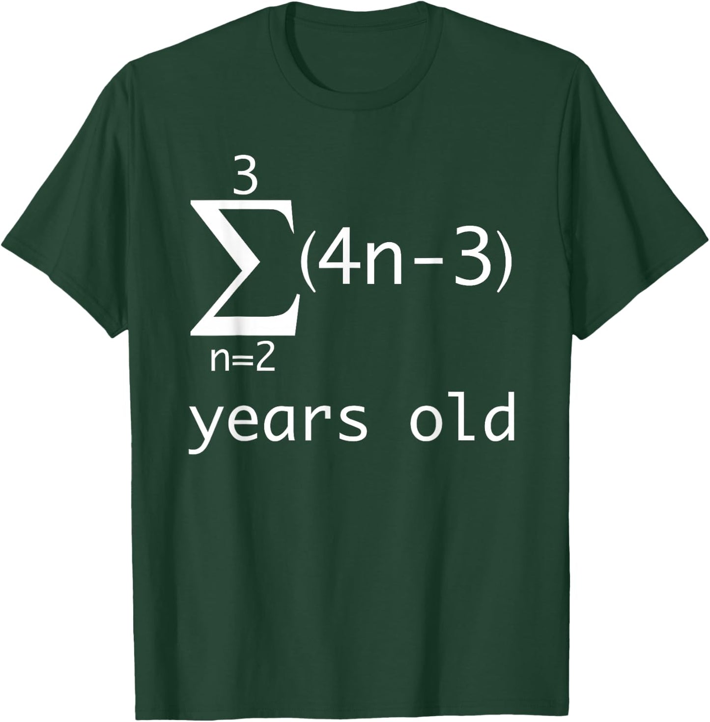 Funny Math Pun Shirt-14th Birthday 14 Years Old Boys, Girls T-Shirt - T-Shirt | Forest