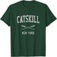Catskill New York NY Vintage Nautical Sports Design T-Shirt - T-Shirt | Forest