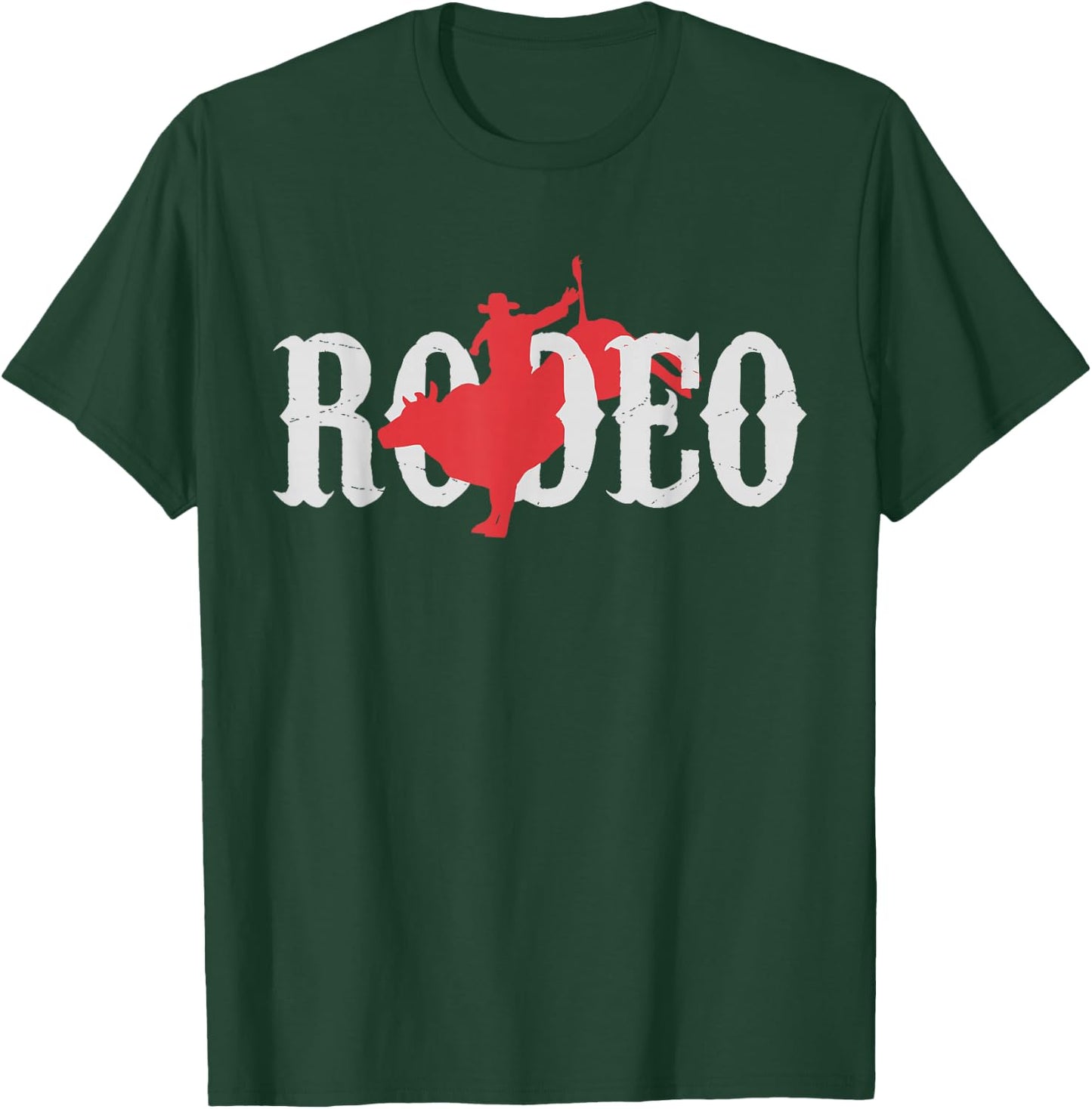 Bull Riding Rodeo Western Country Bull Rider Gift T-Shirt - T-Shirt | Forest