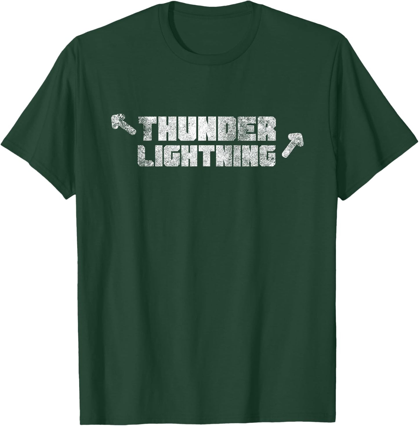 Thunder and Lightning Muscle and Workout Shirt T-Shirt - T-Shirt | Forest