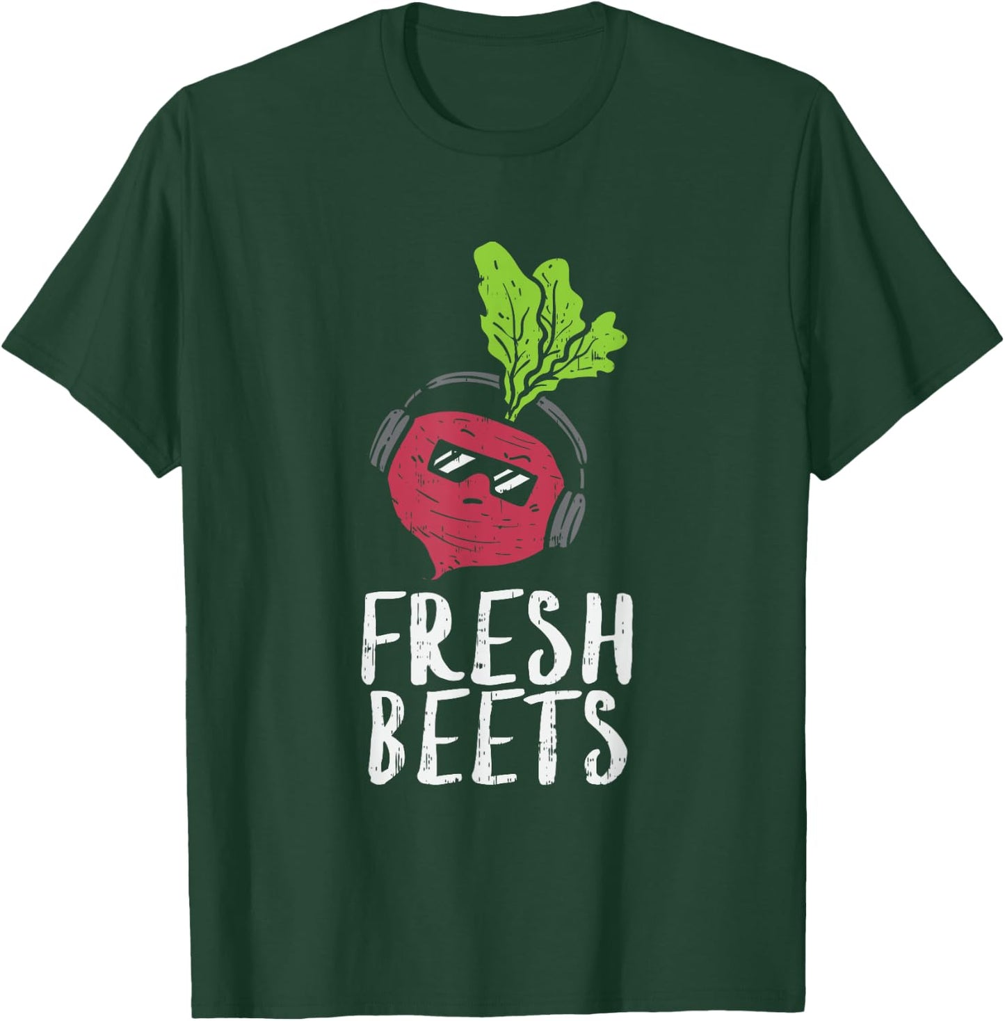 Funny Fresh Beets Vegetable Farmers Market Local Farm Food T-Shirt - T-Shirt | Forest