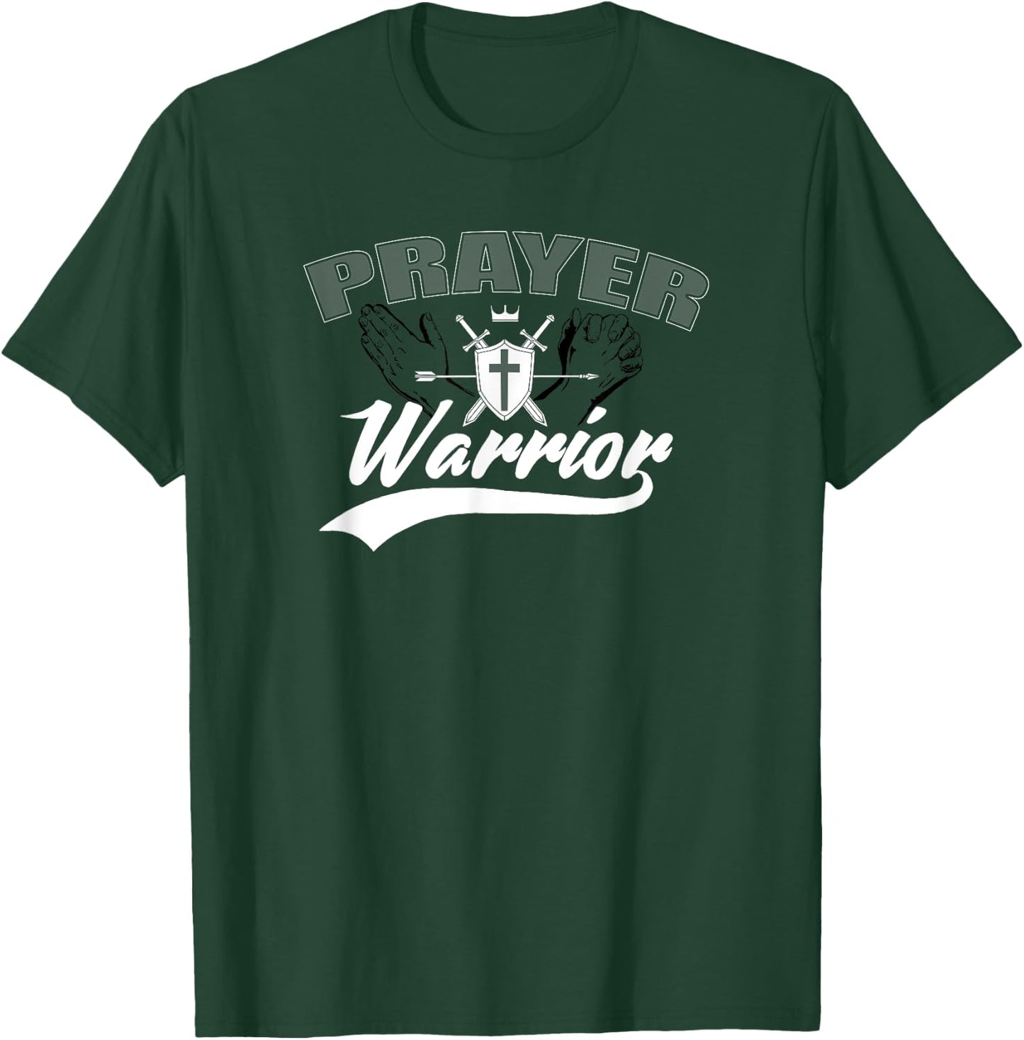 Prayer Warrior Women and Kids T-Shirt - T-Shirt | Forest
