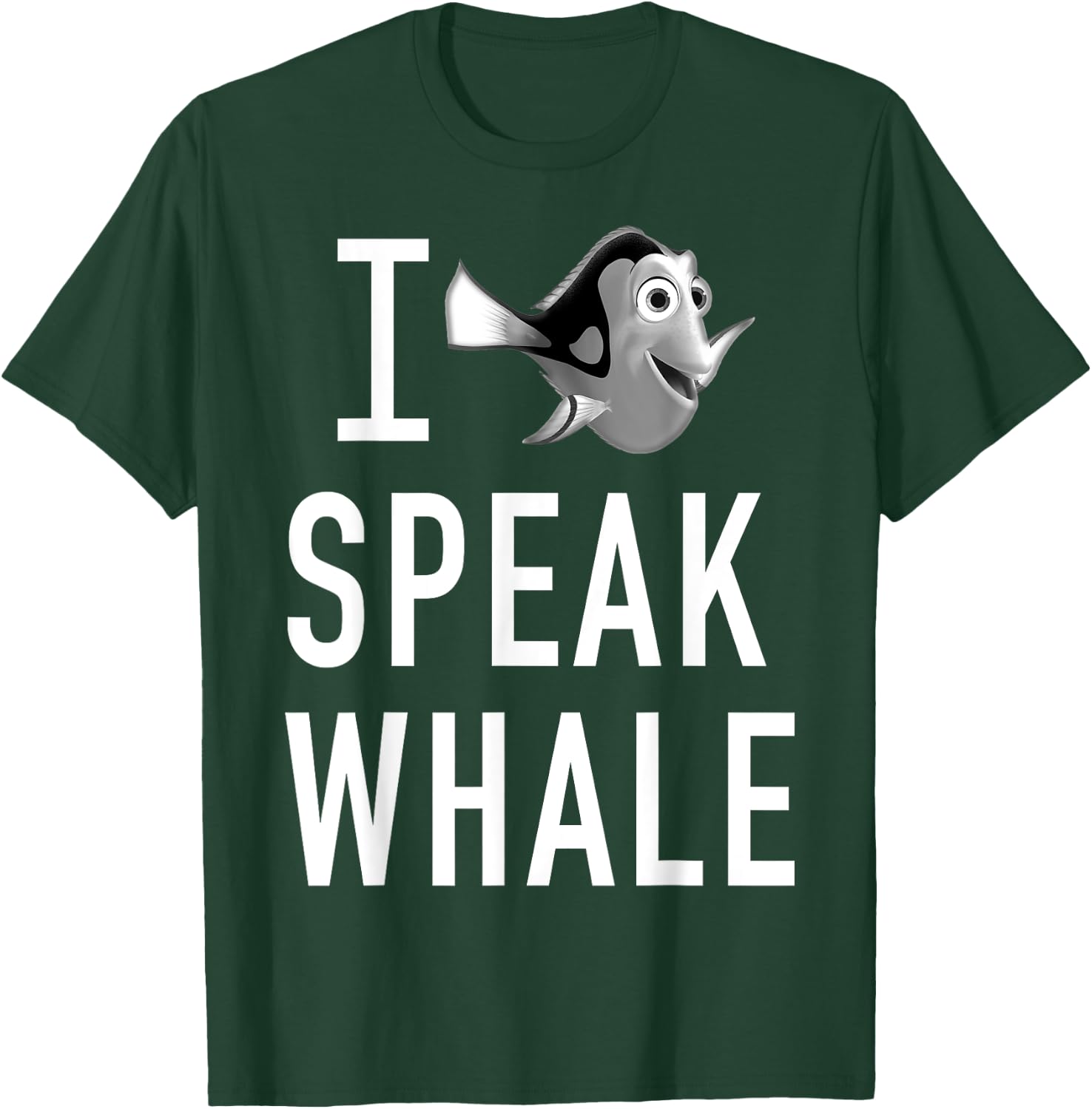 Disney Pixar Finding Dory I Speak Whale Bold Logo T-Shirt - T-Shirt | Forest