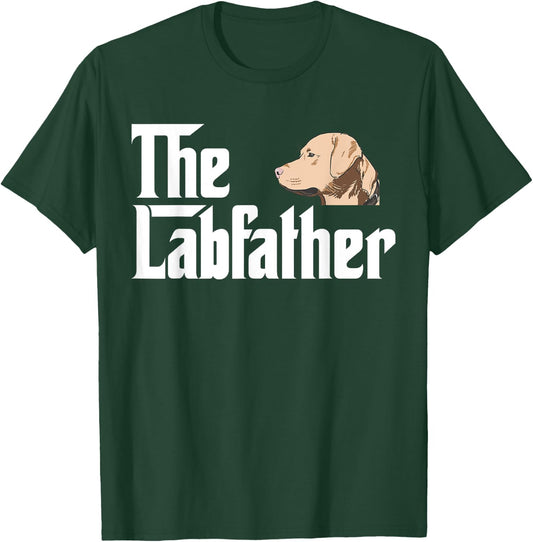 The Labrador Father Funny Lab Dad Gift Shirt T-Shirt - T-Shirt | Forest