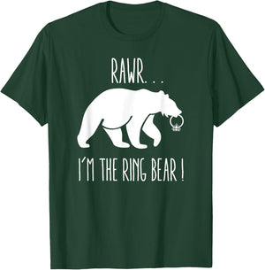 Cute Rehearsal Dinner Shirt for Ring Bearer T-Shirt - T-Shirt | Forest