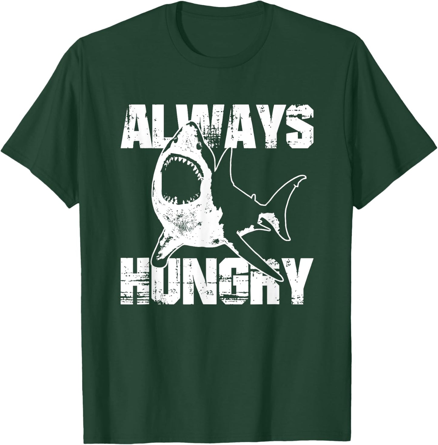 Shirts For Kids Always Hungry Shark Shirt Kids Clothes T-Shirt - T-Shirt | Forest