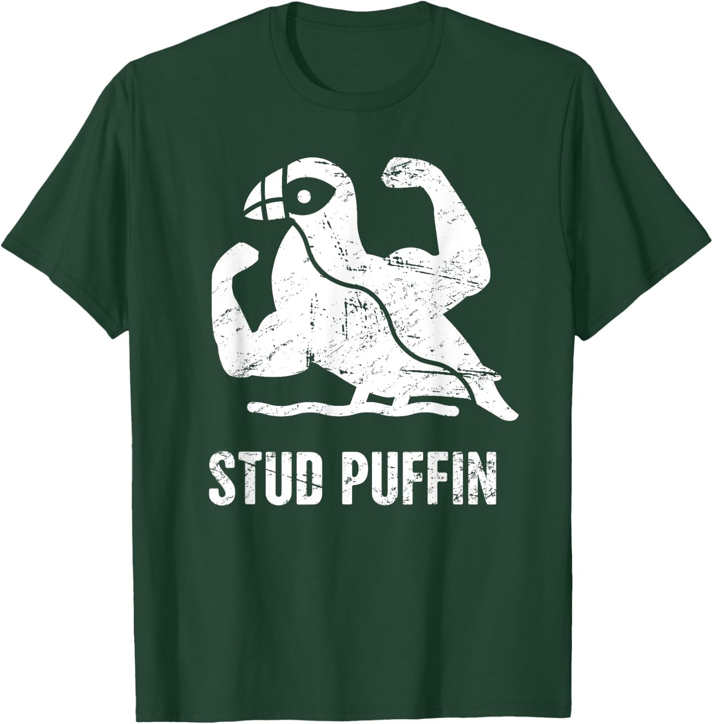 Funny Stud Puffin T-Shirt - T-Shirt | Forest