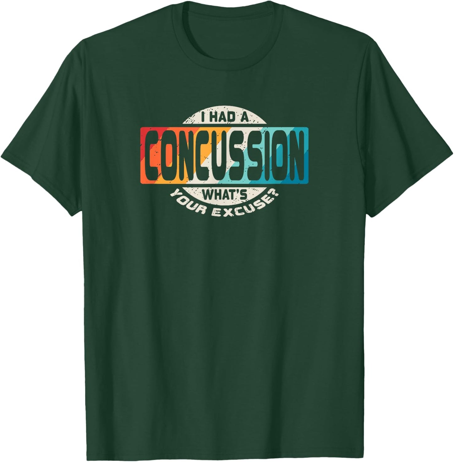Concussion T Shirt Brain Head Injury Get Well Soon Gift T-Shirt - T-Shirt | Forest