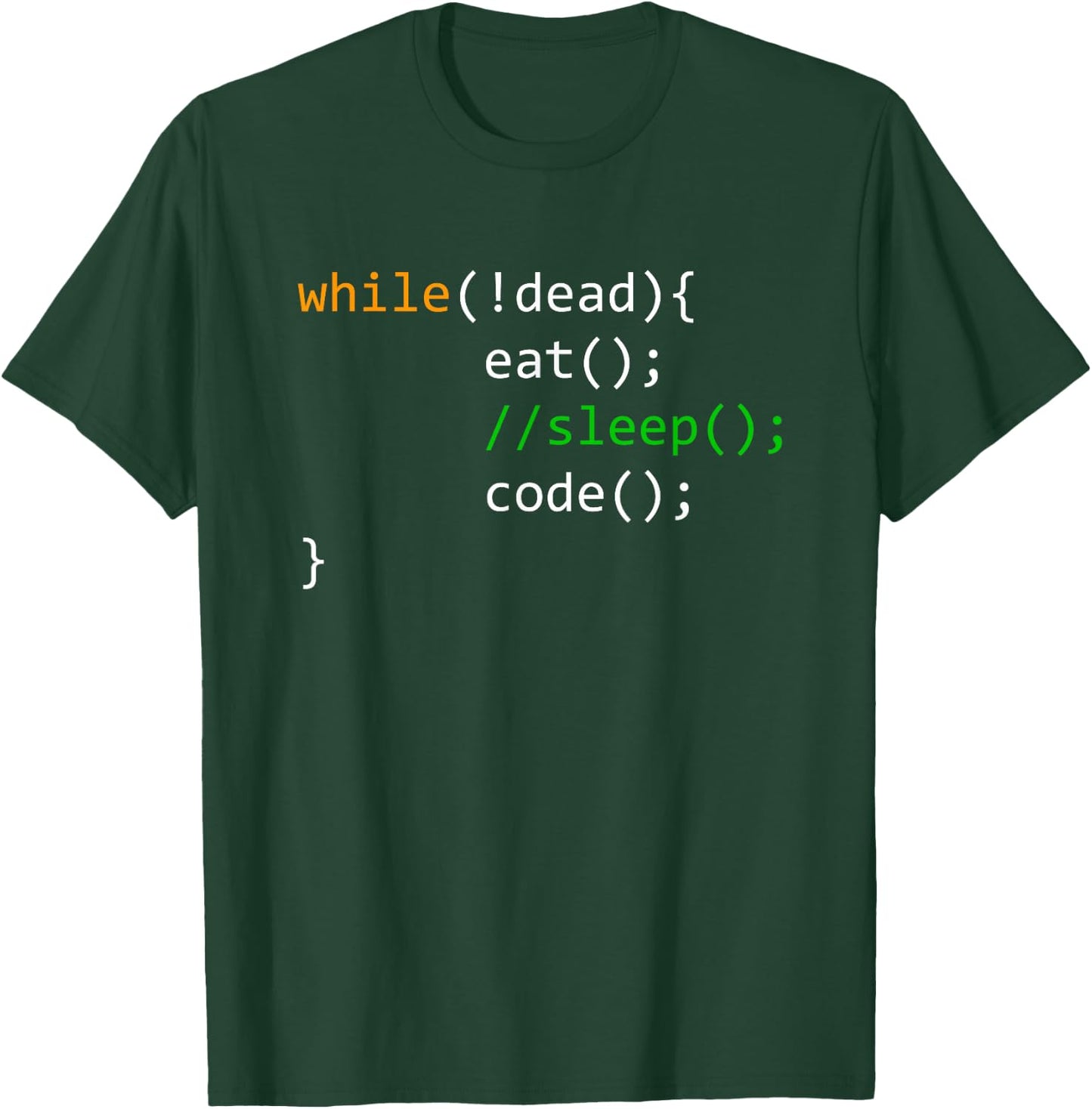 Programmer Eat Sleep Code T-Shirt - T-Shirt | Forest