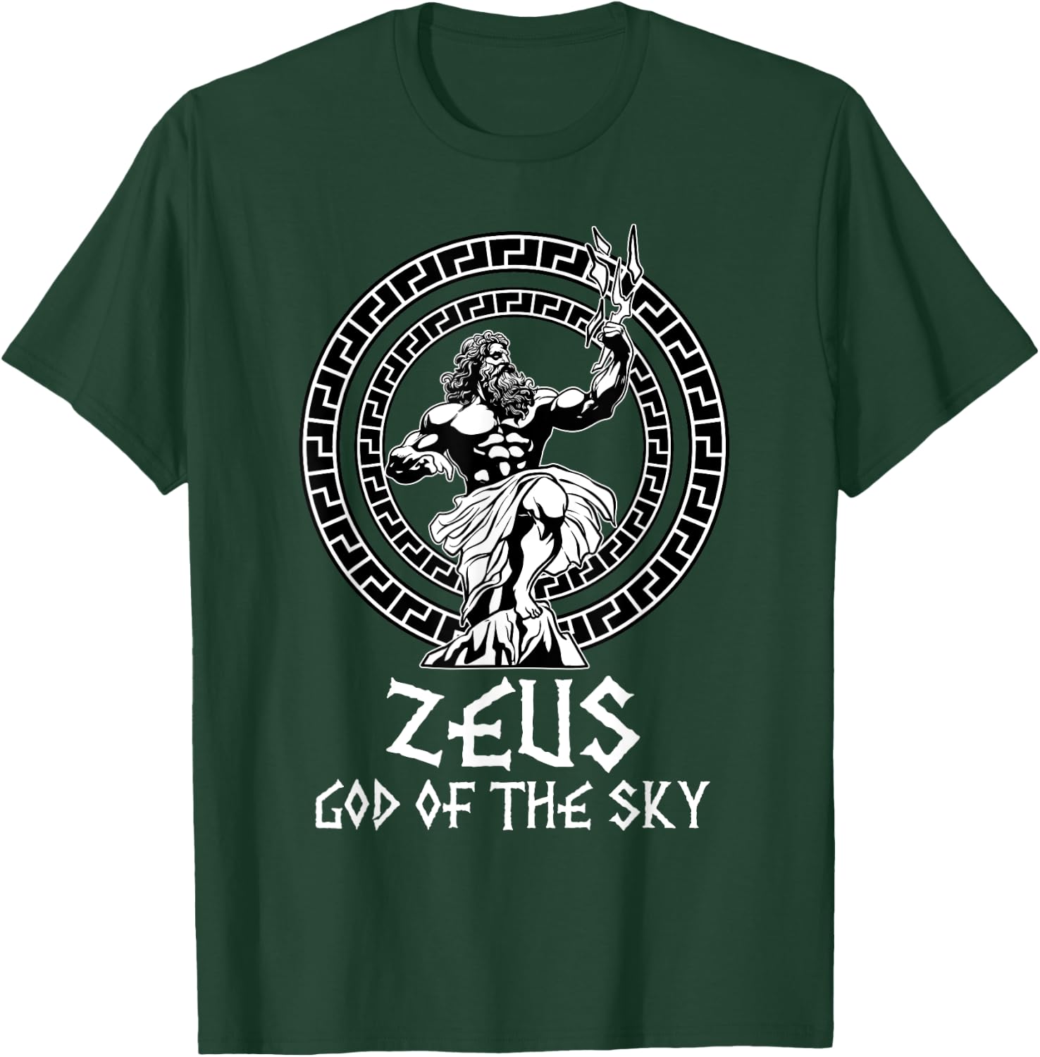 Greek Mythology Shirt Ancient Greece History Lovers of Zeus T-Shirt - T-Shirt | Forest