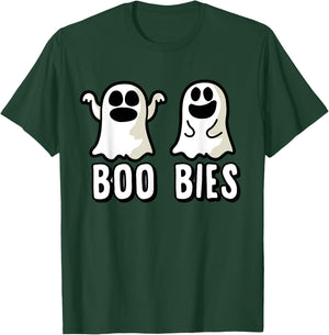 Boo-bies Ghost Funny Halloween T-Shirt - T-Shirt | Forest