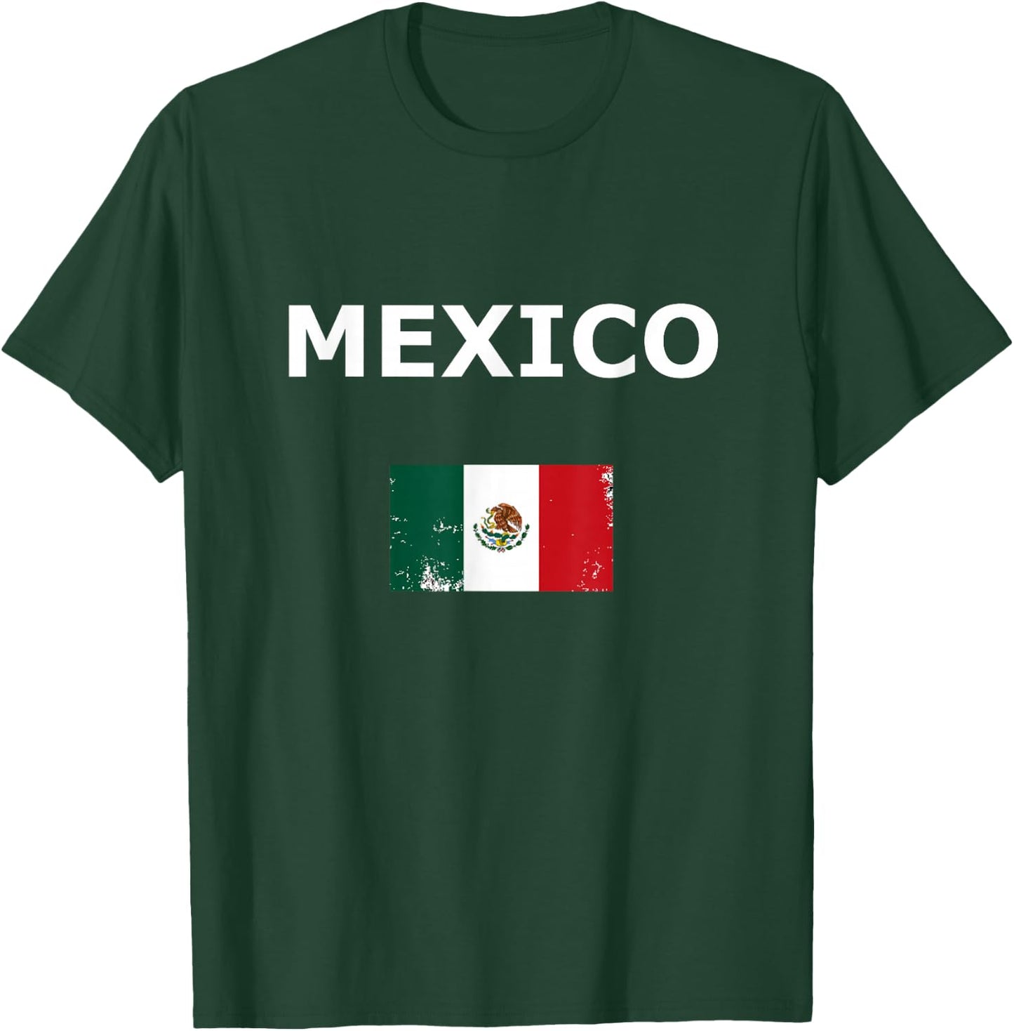 Mexico Flag and Mexican T-Shirt - T-Shirt | Forest