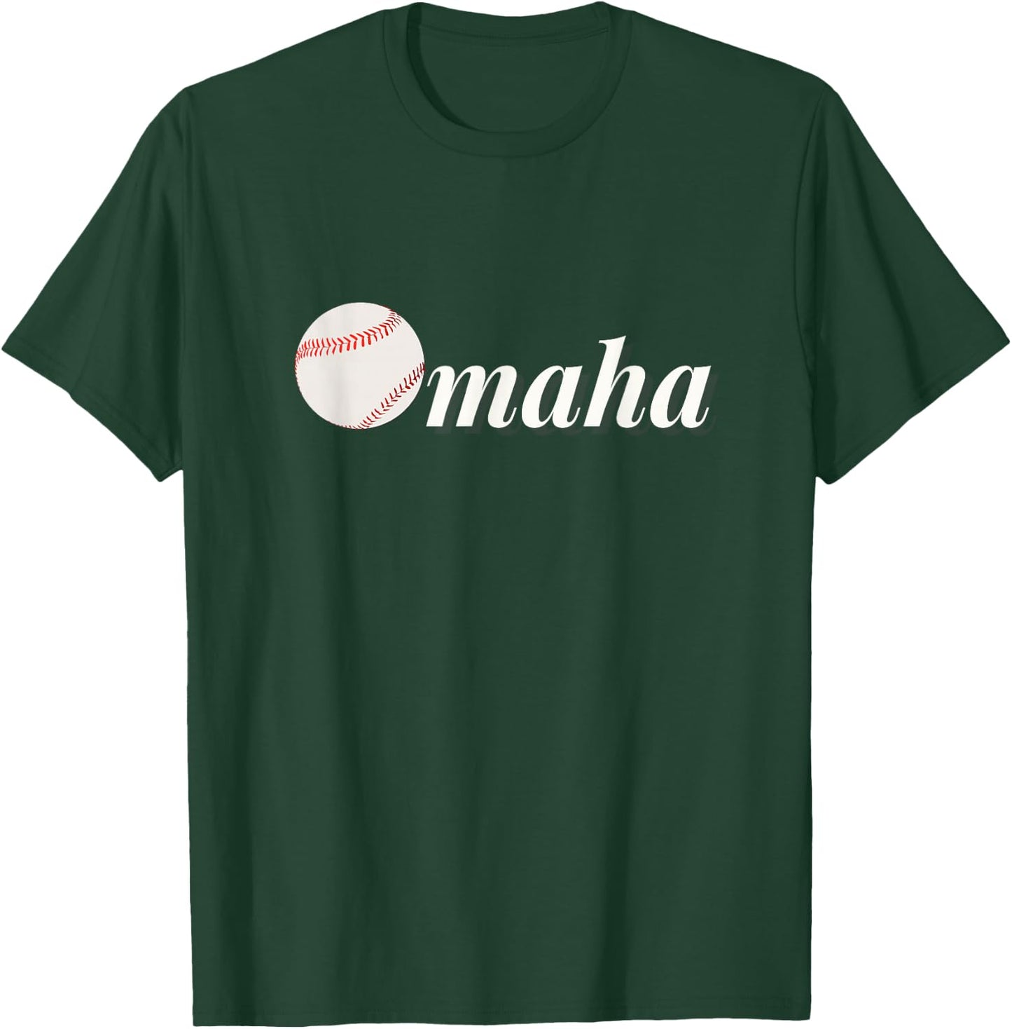 Omaha Baseball College Baseball Fans T-Shirt - T-Shirt | Forest