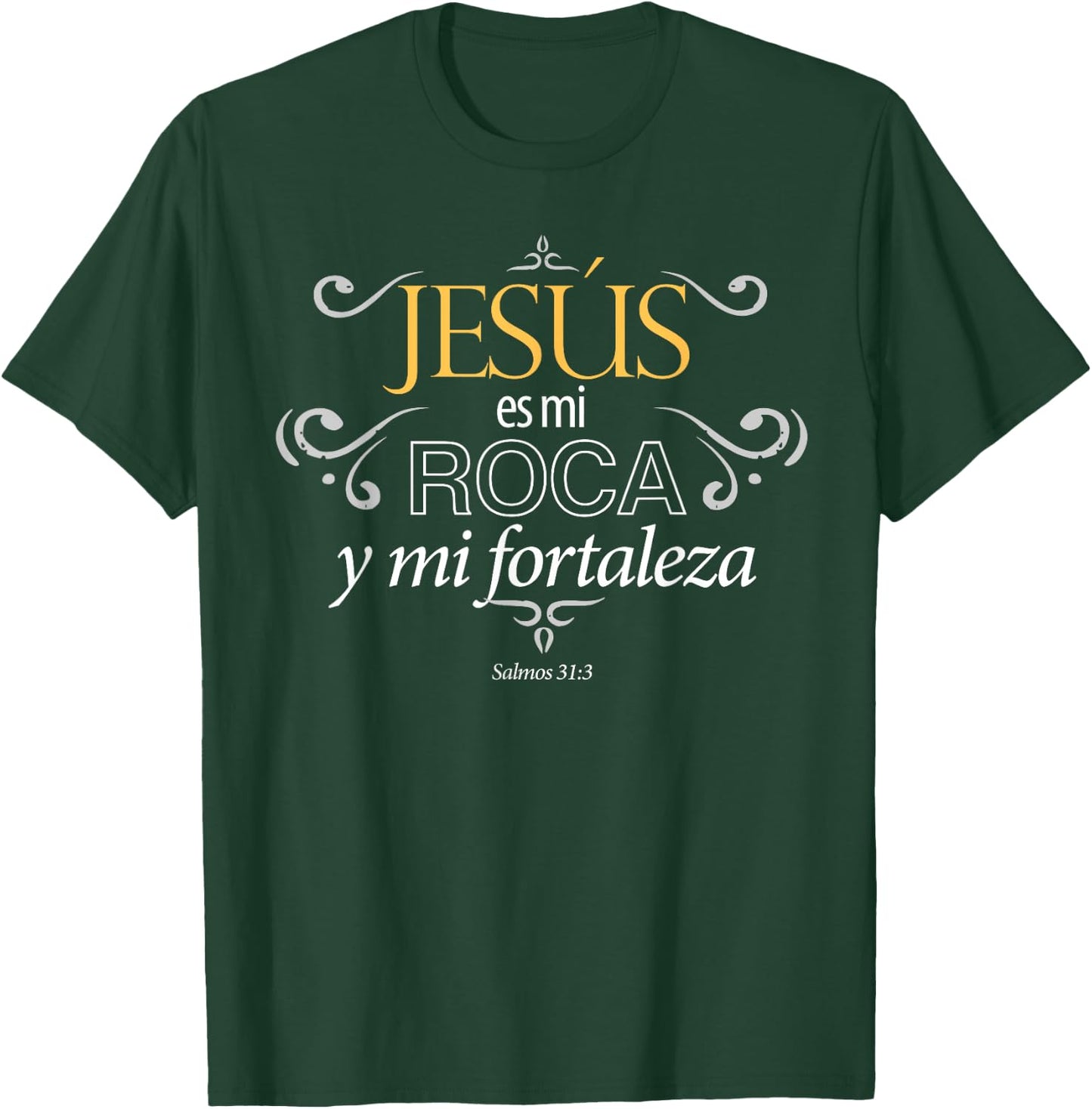 Jesus es mi roca y mi fortaleza salmos men women T-Shirt - T-Shirt | Forest