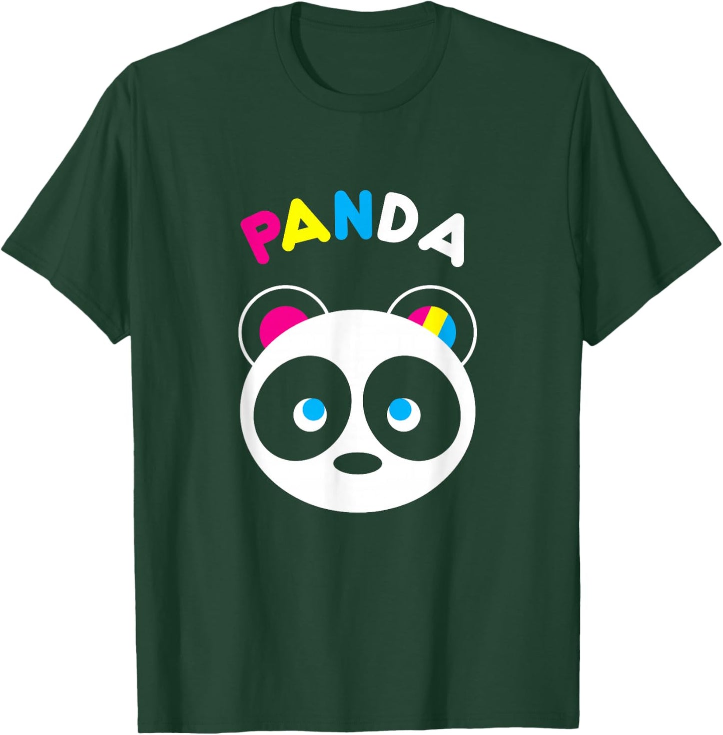 Funny Panda Shirt, LGBTQ Pansexual Pride Gift T-Shirt - T-Shirt | Forest