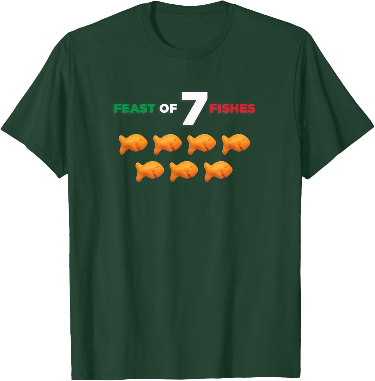 Feast of Seven Fishes T-Shirt - T-Shirt | Forest