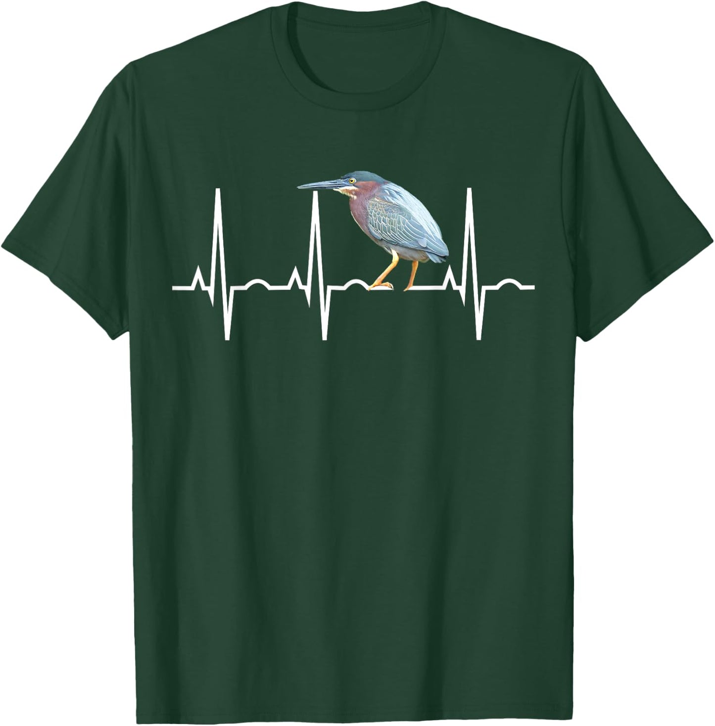 Green Heron Shirt - Green Heron Birder Gift T-Shirt - T-Shirt | Forest