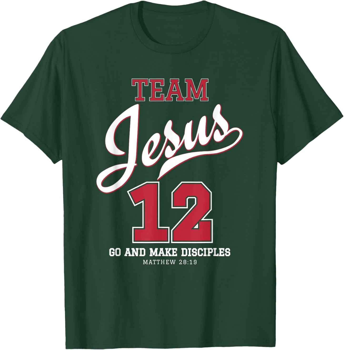 Jesus and Baseball Team Jesus Christian shirts T-Shirt - T-Shirt | Forest
