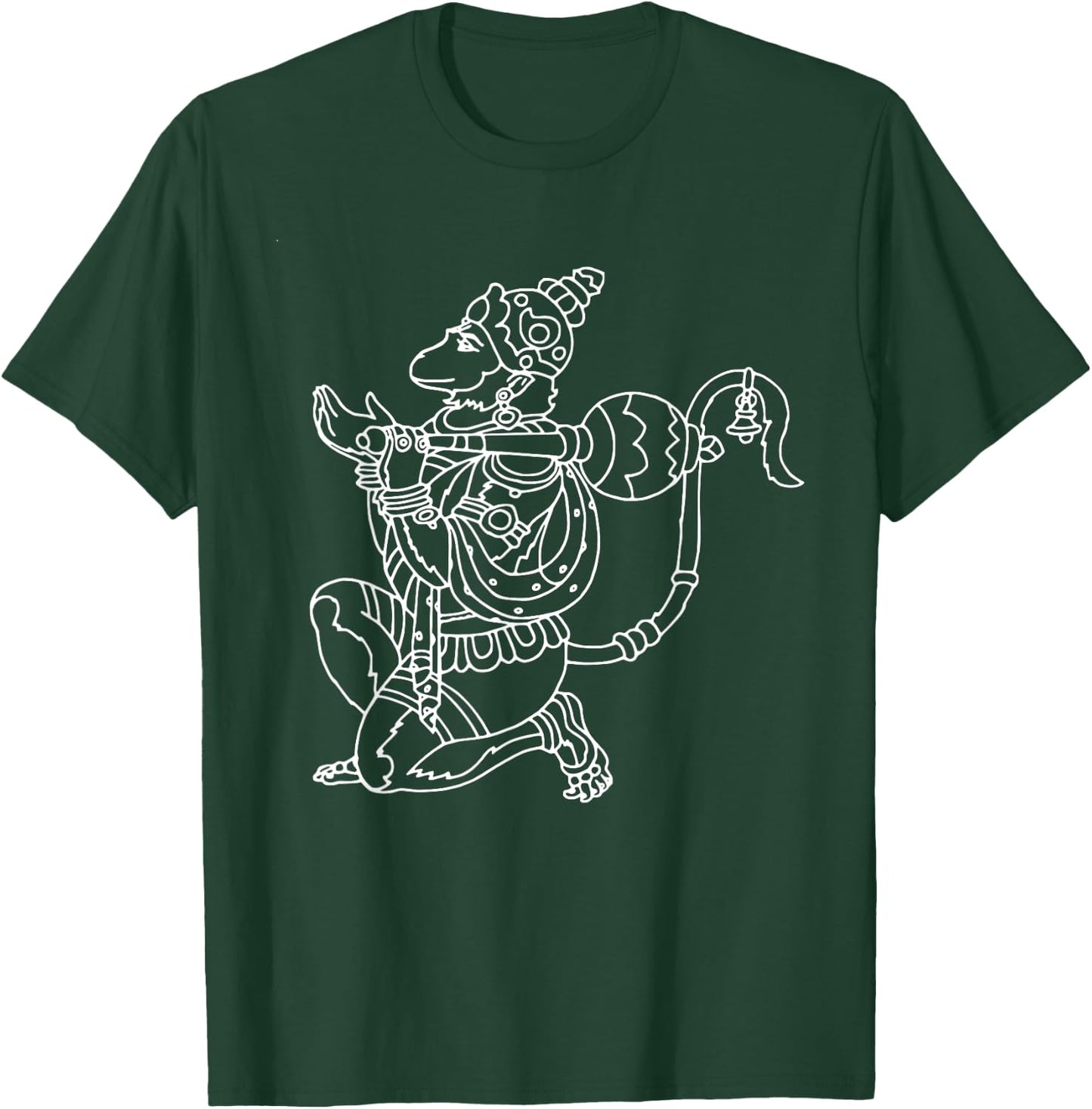 Hanuman Hindu God Hinduism Monkey Ramayana T-Shirt - T-Shirt | Forest