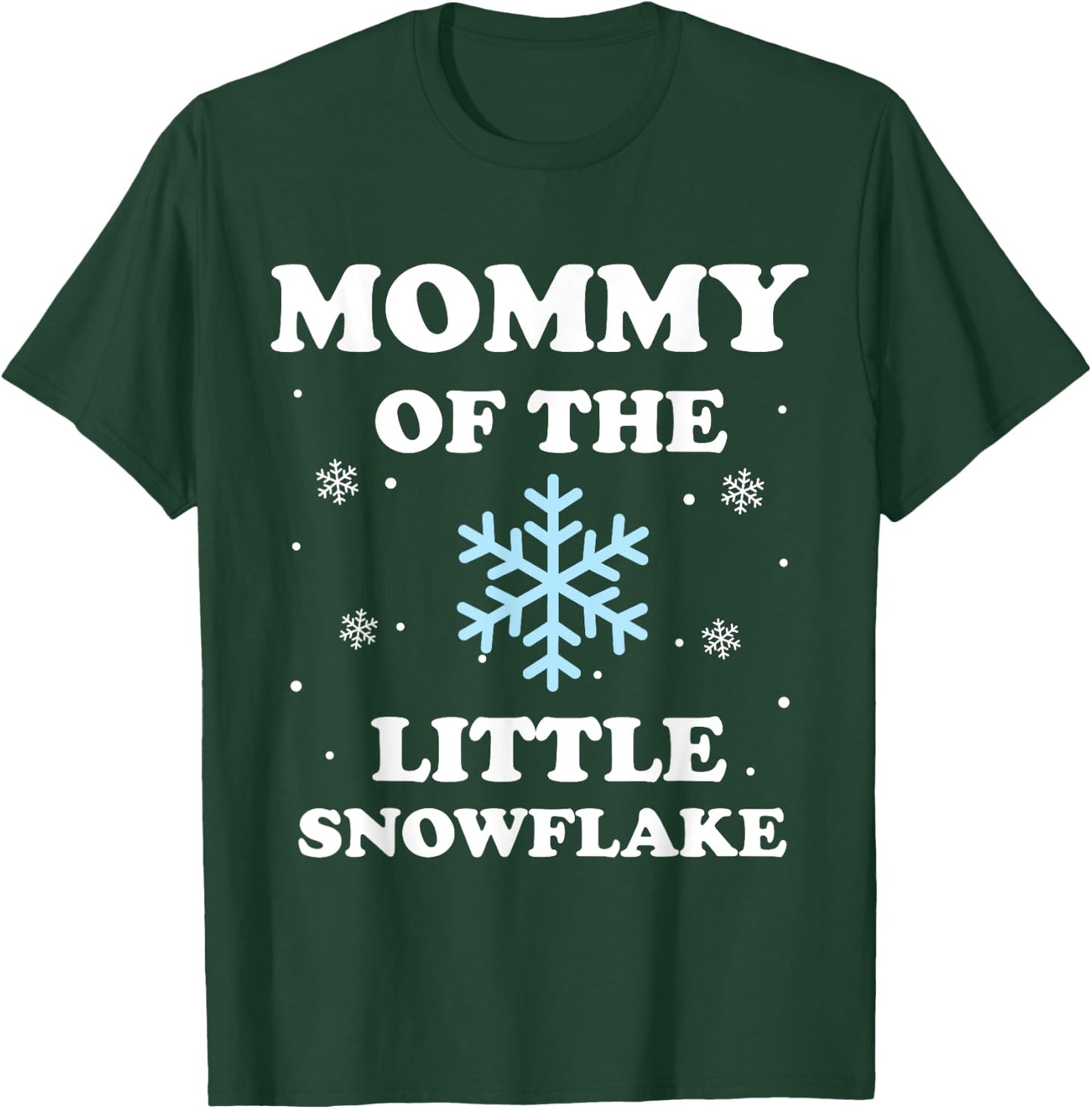Mommy of the Little Snowflake Christmas Baby Shower Boy T-Shirt - T-Shirt | Forest