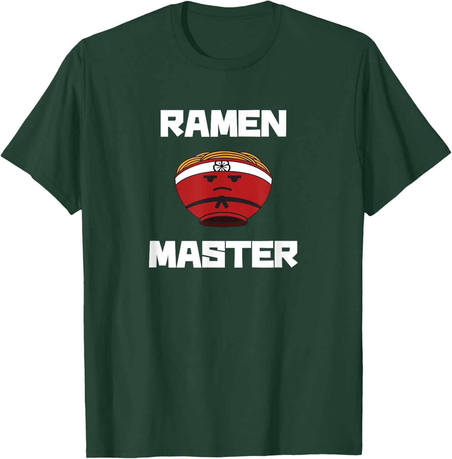Ramen Master: Cute Funny Ramen T-Shirt - T-Shirt | Forest