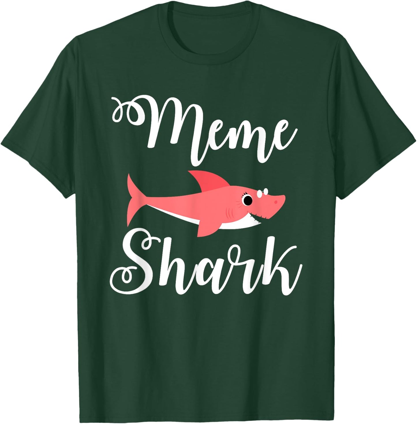 MeMe Shark Funny French Canadian Grandma Novelty T-Shirt - T-Shirt | Forest
