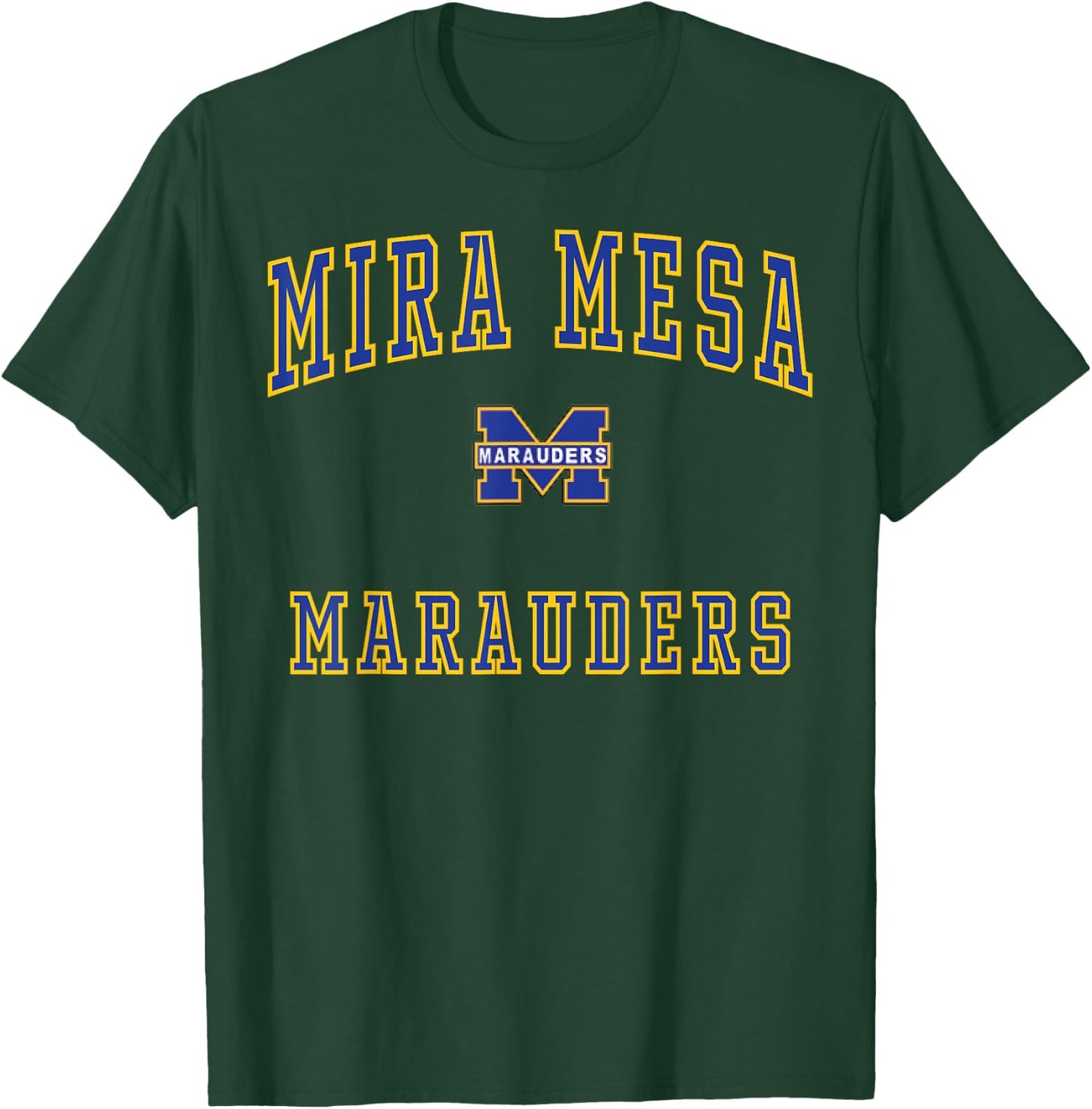 Mira Mesa High School Marauders C1 T-Shirt - T-Shirt | Forest