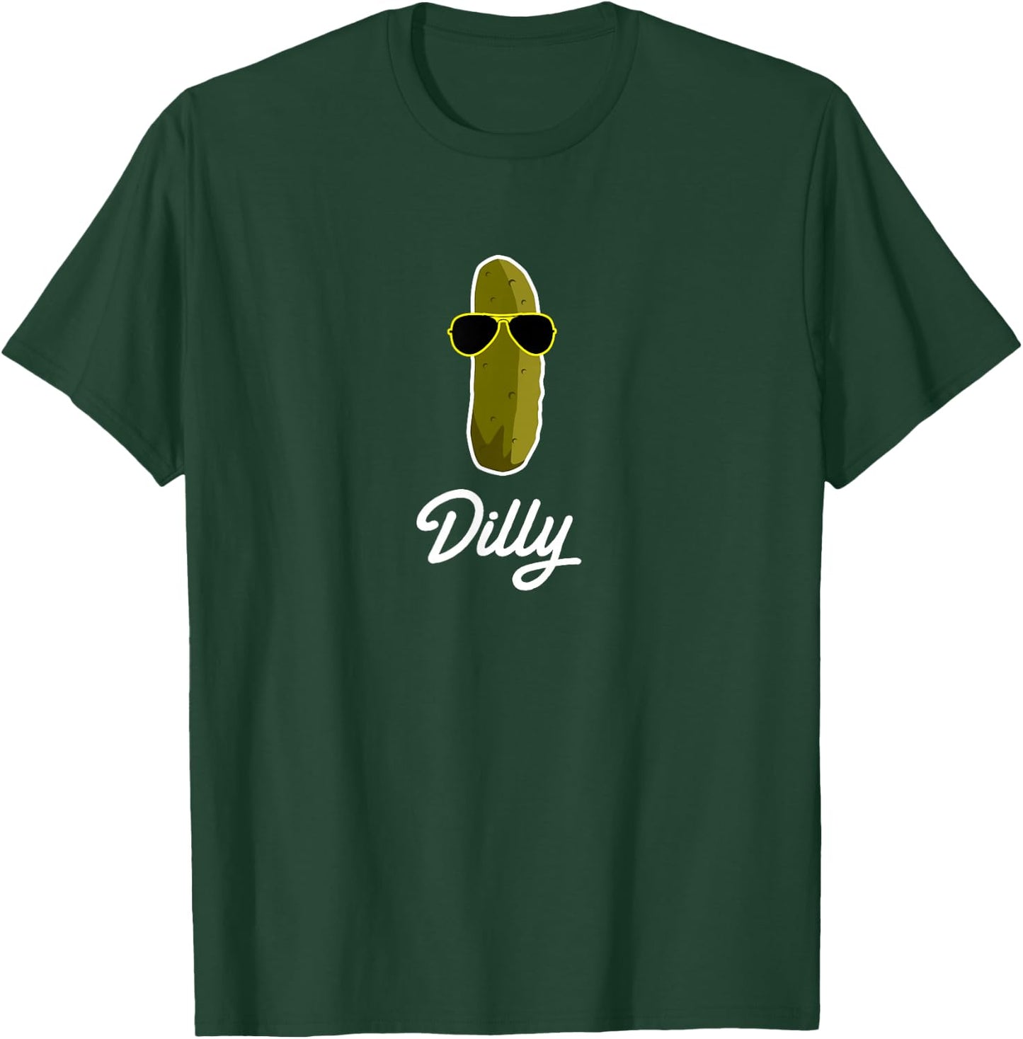 Funny Pickle Dilly Food Gift T-Shirt - T-Shirt | Forest