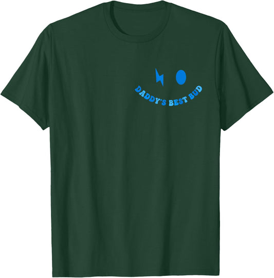 (2sides) Dad's Best Bud Father's Day T-Shirt - T-Shirt | Forest