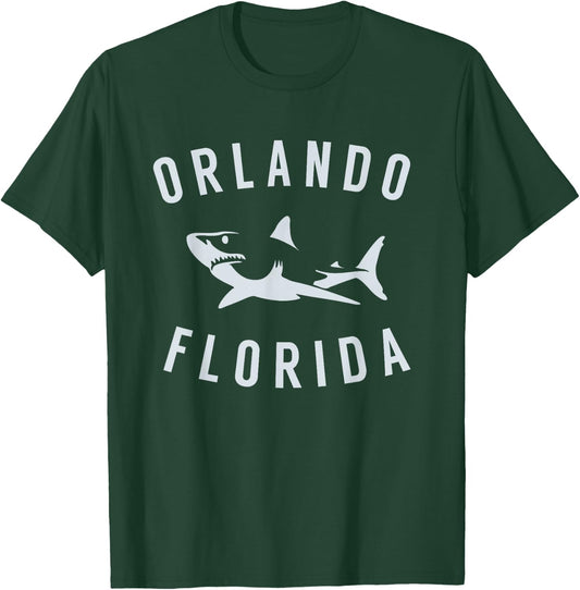 Orlando Florida T Shirt Shark FL Souvenirs T-Shirt - T-Shirt | Forest
