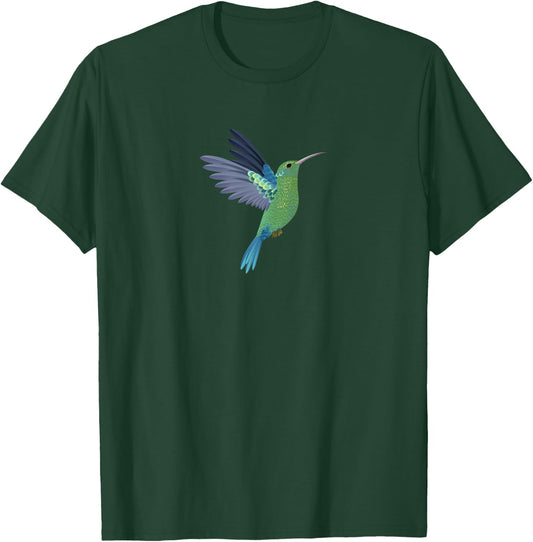 Hummingbird | Mothers Day Christmas - Mom Nana Bird Lover T-Shirt - T-Shirt | Forest