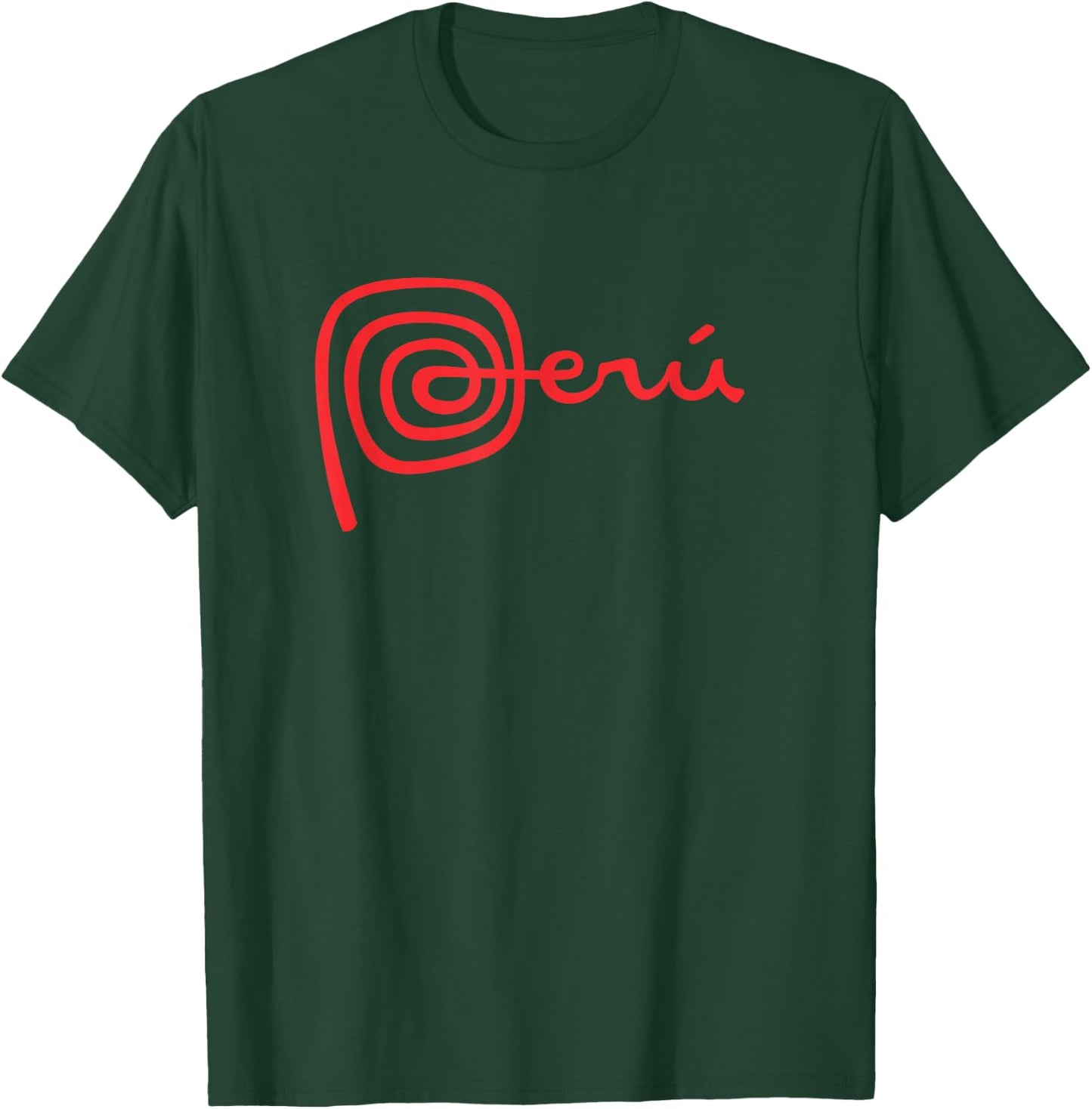 Peruvian Logo Marca Peru Nazca Lines T-Shirt - T-Shirt | Forest