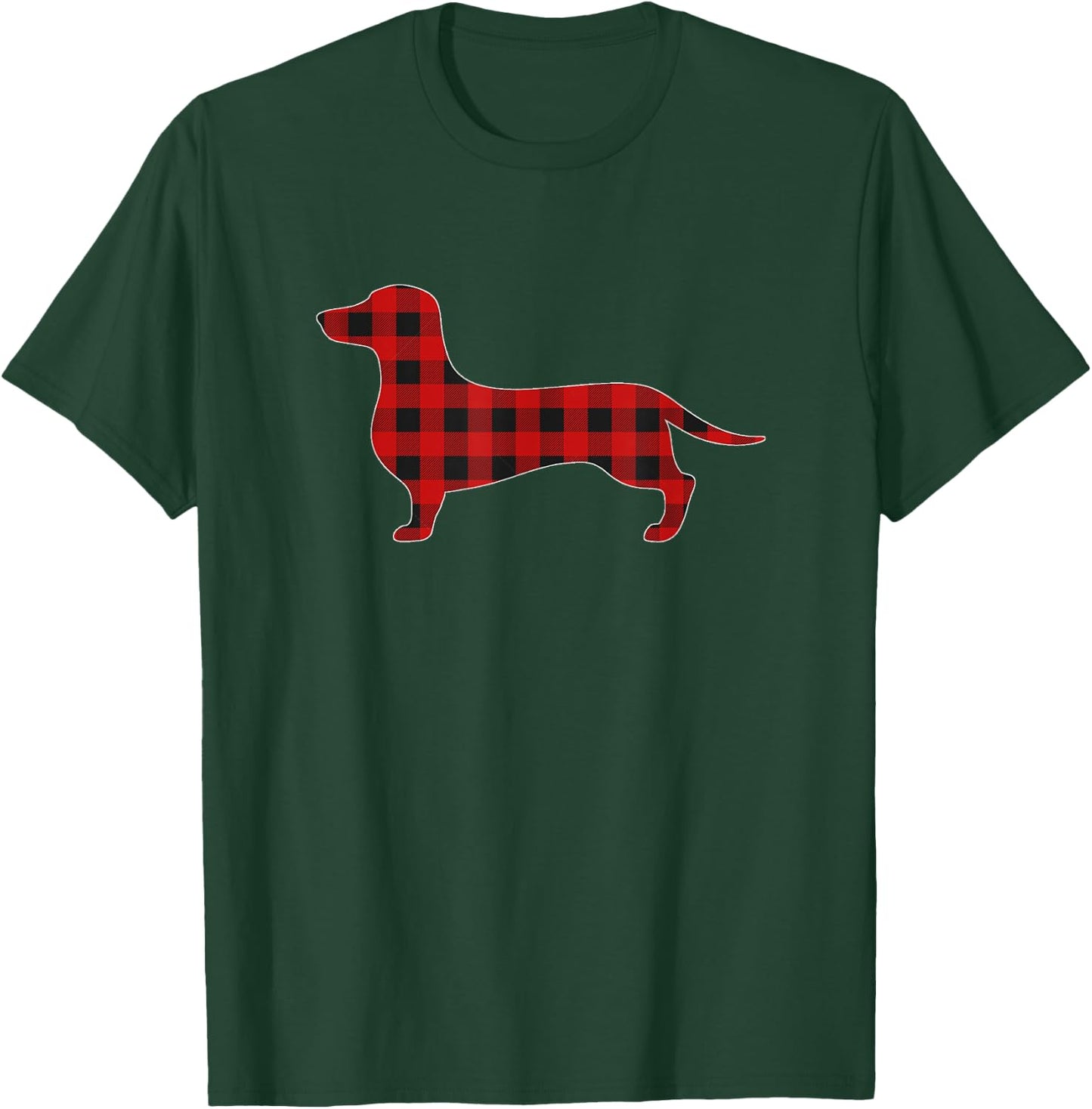 Christmas Pajama Dachshund Dog Dogs Pajamas Xmas Gifts Women T-Shirt - T-Shirt | Forest