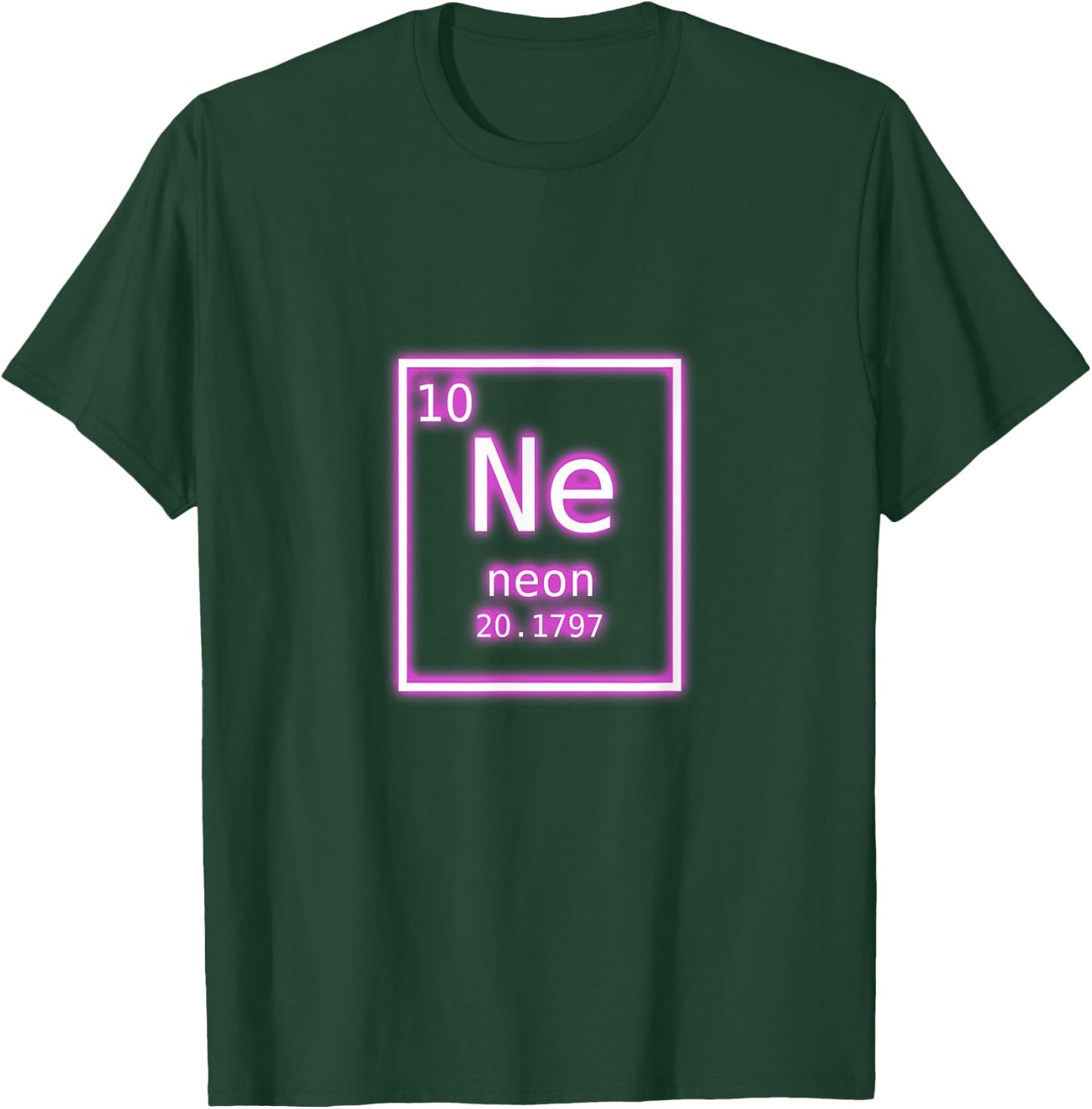 Neon Element Purple Periodic Table Chemistry Nerd Science T-Shirt - T-Shirt | Forest