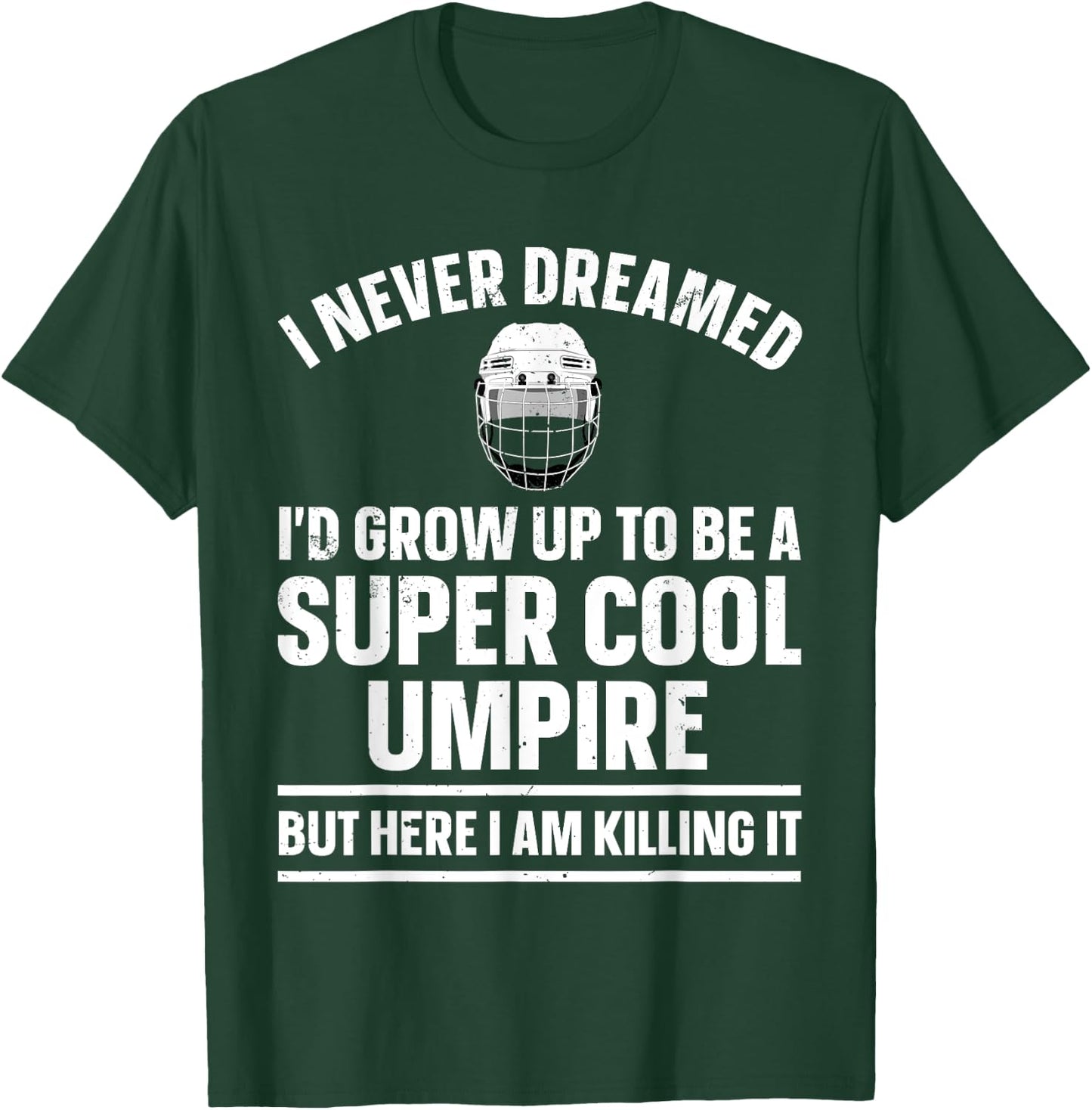 Cool Umpire Design Women Kids Sports Referee Umpire T-Shirt - T-Shirt | Forest