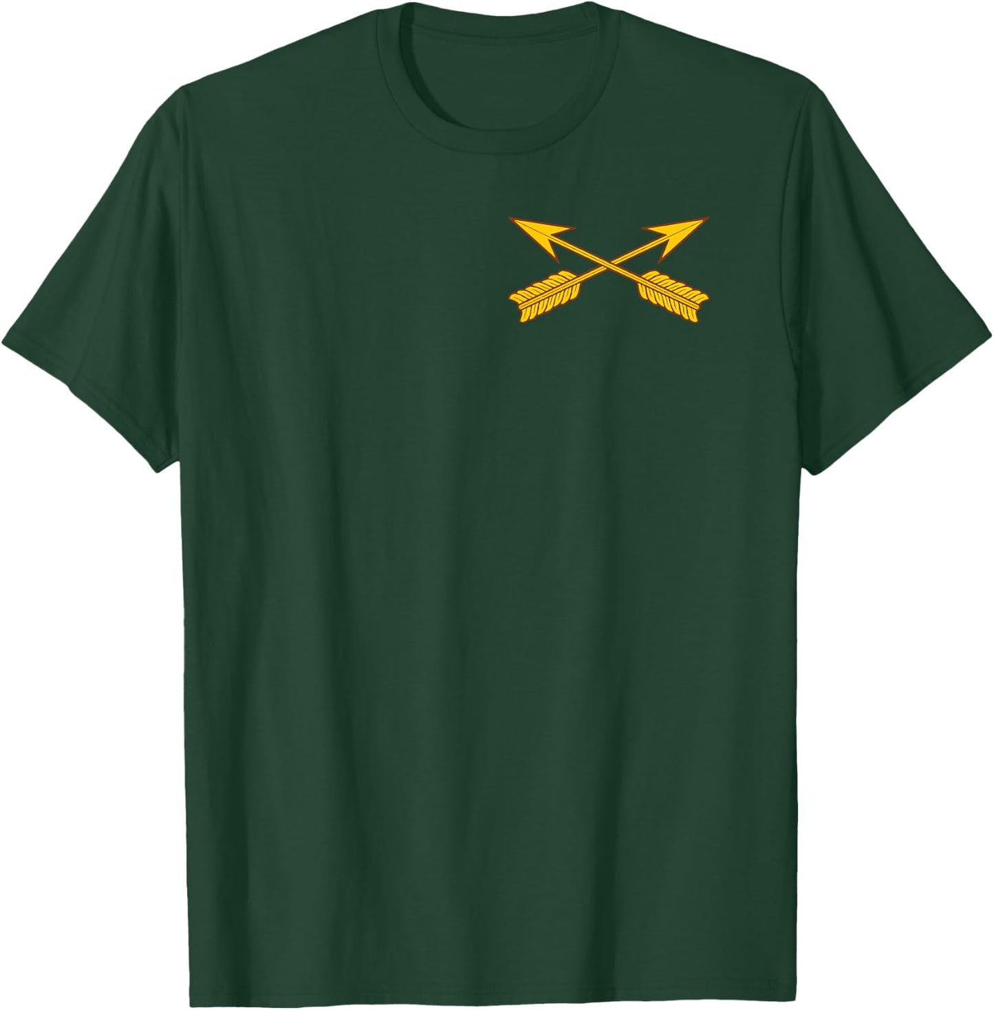 Special Forces Shirt - Green Beret Crossed Arrows - Classic T-Shirt - T-Shirt | Forest