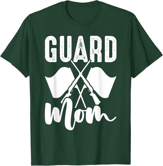 Color Guard Guard Mom Colorguard Mother T-Shirt - T-Shirt | Forest