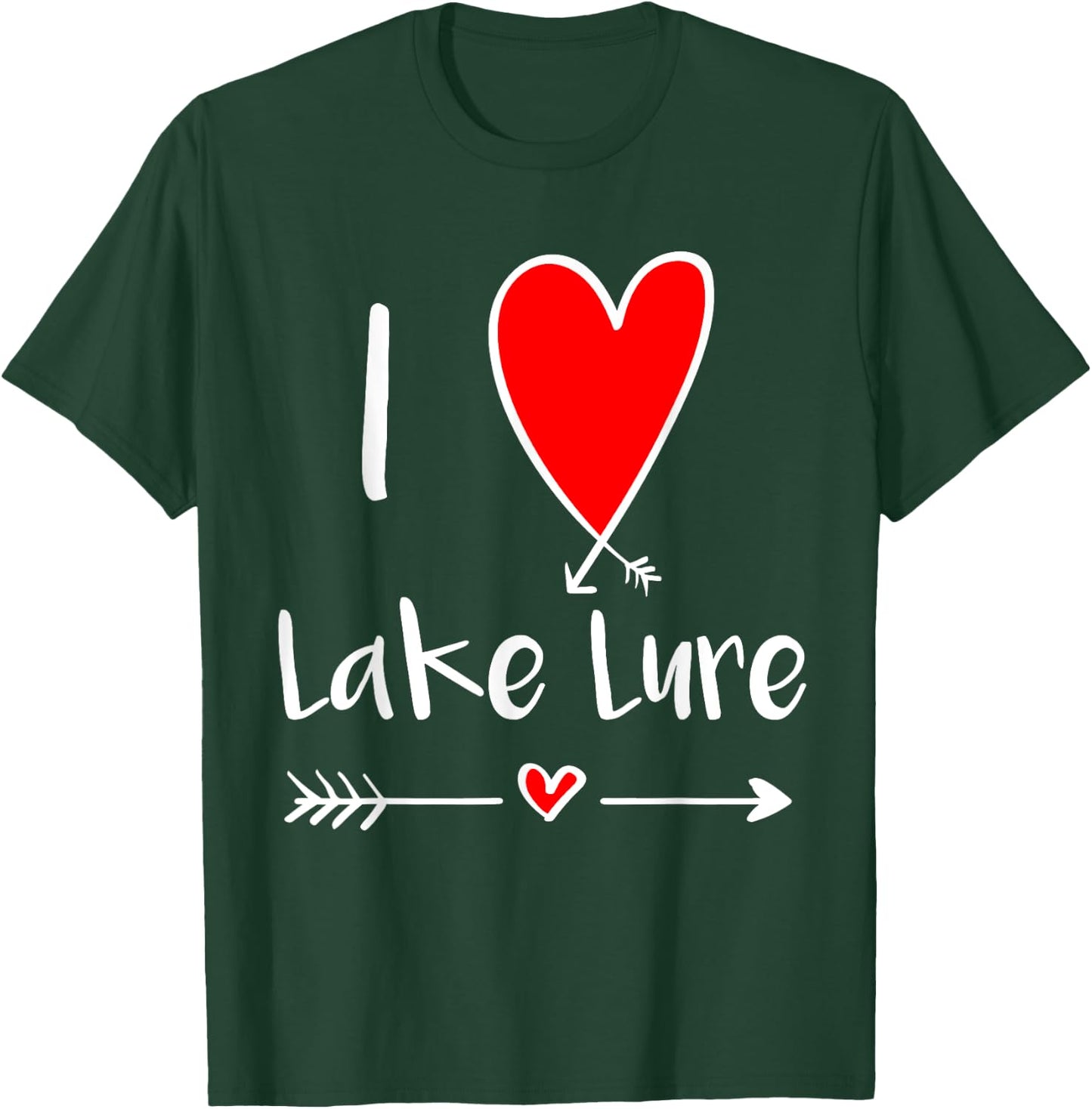 I Love Lake Lure, North Carolina Blue Ridge Mountains NC T-Shirt - T-Shirt | Forest