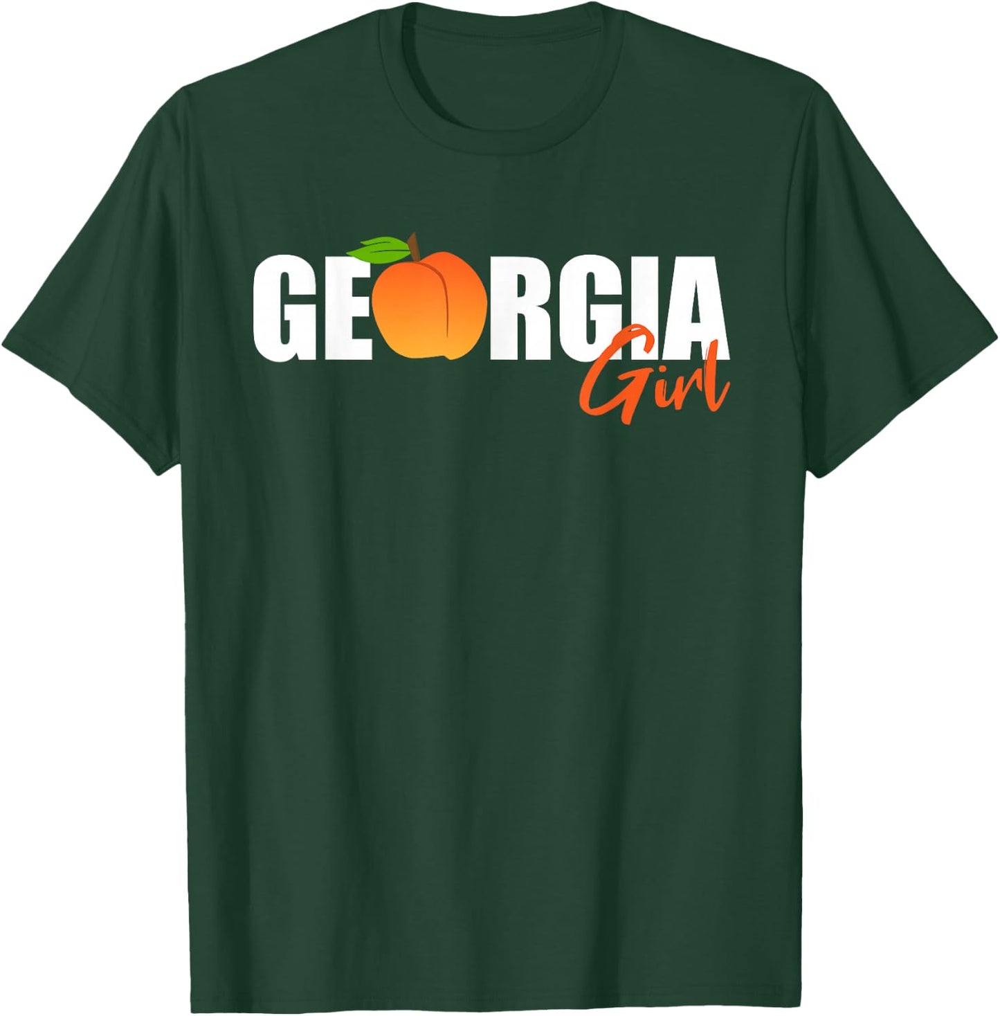 Georgia Girl-Georgia Peach-State Of Georgia T-Shirt - T-Shirt | Forest